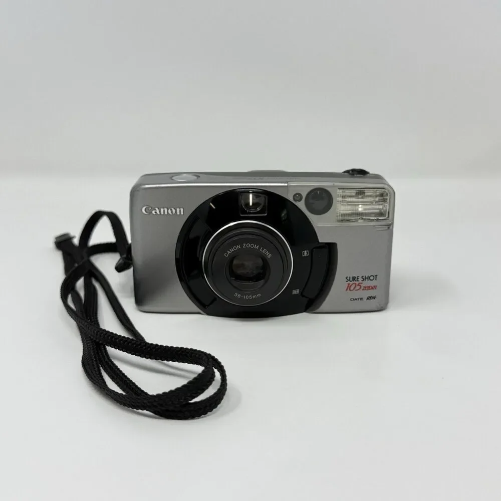 Canon Sure Shot 105 Zoom SAF 35mm Film Camera Case Tested